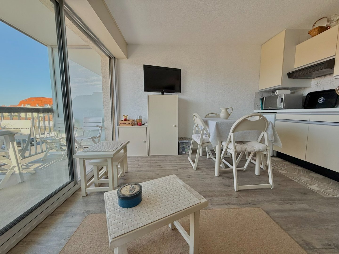 STUDIO ALCOVE - HARDELOT PLAGE - 21.4 m2 - VENDU